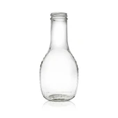8oz Glass Salad Dressing Bottle - 38/400 Finish (Case of 12) 1SAL081LN