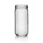 8oz Glass Paragon Jar - 58mm T/O Finish (Case of 6) 1PART082GHG