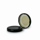 48mm T/O Black Metal Plastisol Lined Cap 3TPLB0481MY
