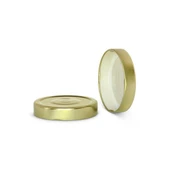 70mm T/O Deep Gold Metal Button Plastisol Lined Cap 3TPLG0710MY