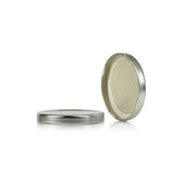 70mm T/O Silver Metal Button Plastisol Lined Cap 3TPLS0702MY