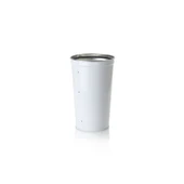 3lb White Metal Cheese Tins 6CH02DCP