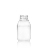 8oz Clear Short PET Beverage Bottle 38mm T/E 4BEV081CC