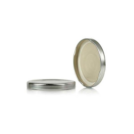 82mm T/O Silver Metal Button Plastisol Lined Cap 3TPLS0821MY