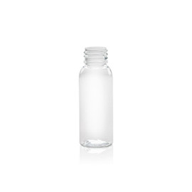 1oz PET Clear Bullet Bottle - 20/410 Finish 4BUL013KI