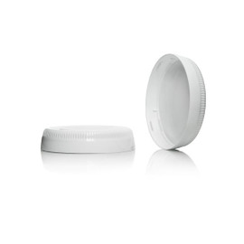 80mm White Polypropylene CRC Cap With Foam Liner 2CR0808PX