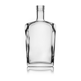 750ml New Amsterdam Glass Liquor Bottle - 21.5mm Cork Top Finish (Case of 12) 1AM7501PI