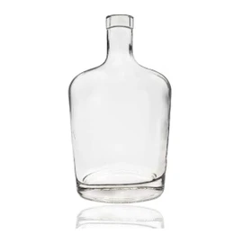 750ml Windsor Glass Liquor Bottle - 21.5mm Cork Top Finish (Case of 12) 1WIN7501PI