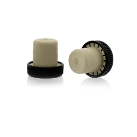 19.5mm Ribbed Bar Top Beige Cork (Fits 18.5mm Opening) 1WCRK1951PS