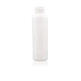 4 oz PET White Plastic Bullet Bottle - 24/410 Finish 4BUL046MC