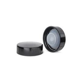 33-400 Black Phenolic Polycone Lined Cap 2PC0331NN