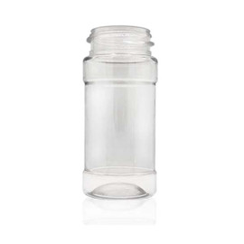 4oz Clear PET Spice Jar - 43/485 Finish 4SP0401TP 4oz Clear PET Spice Jar - 43/485 Finish 4SP0401TP