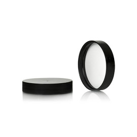 53-400 Black Polypropylene Smooth PE Foam Lined Cap 2BP0534MR