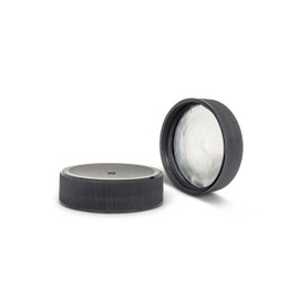 38-400 Black Polypropylene Cap w/ FS For PE Liner 2BP03816PX