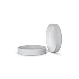 58-400 White Polypropylene F217 Lined Cap 2WP0581PX