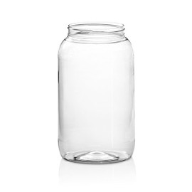 1gal Clear PET Wide-Mouth Jar - 110/400 Finish 4JAR12832TP