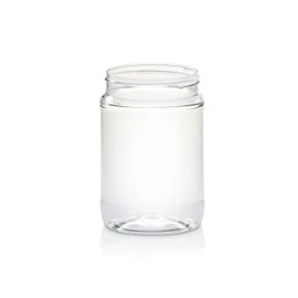 32oz Clear PET Straight Sided Jar - 89/400 Finish 4JAR3211TP-R
