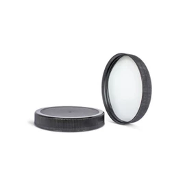 89-400 Black Polypropylene F217 Lined Cap 2BP0891PX