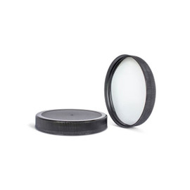 89-400 Black Polypropylene F217 Lined Cap 2BP0891PX