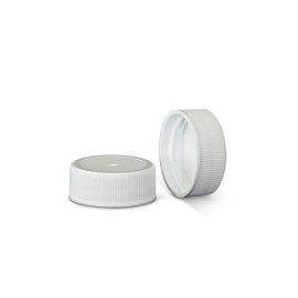 28/400 White Polypropylene F217 Lined Cap 2WP0281PX