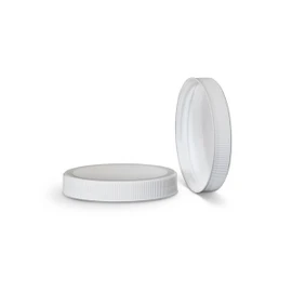 63-400 White Polypropylene F217 Lined Cap 2WP0631PX