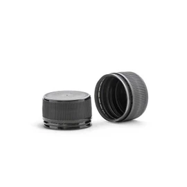 28mm Black Polypropylene Linerless Tamper-Evident Cap 2BP0288MAC