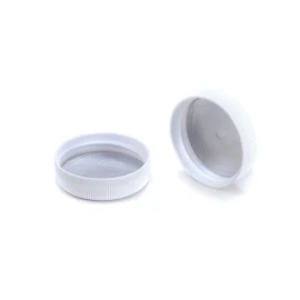 38-400 White Polypropylene Cap w/ FS For PE Liner 2WP03861PX