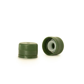 31.5mm Green Polyethylene Tamper Evident Cap With Pour Spout 2DS0313FT