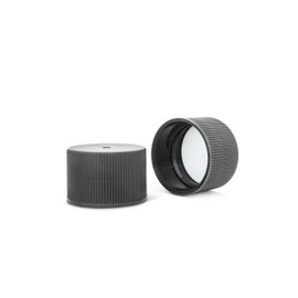 24-410 Black Polypropylene PE Foam Lined Cap 2BP0241MR