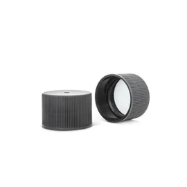 24-410 Black Polypropylene PE Foam Lined Cap 2BP0241MR