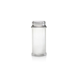 8.4oz Clear PET Spice Jar - 53/485 Finish 4SP0801TP 8.4oz Clear PET Spice Jar - 53/485 Finish 4SP0801TP