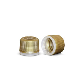 18mm Gold Tamper-Evident Linerless Cap 2GP0181VB