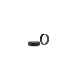 38-400 Black Polypropylene F217 Lined Cap 2BP0386PX