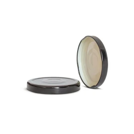70mm T/O Black Metal Button Plastisol Lined Cap 3TPLB0701MY