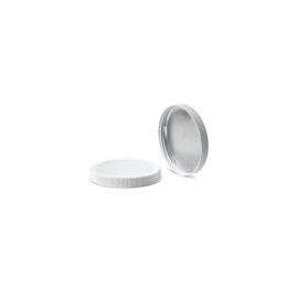 110/400 White Polypropylene Tritab FS/PE Lined Cap 2WP1108PX