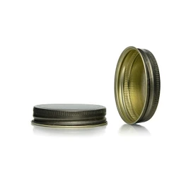 70-450 Antique Gold Metal Unlined Cap 3CULAG0701PW