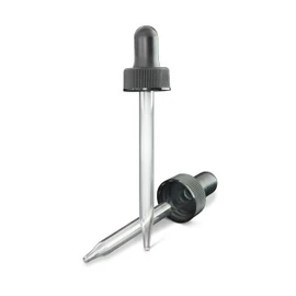20/400 2 oz Glass Dropper, Black 2DP0202MC