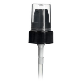 22-400 Black Ribbed Treatment Pump - 4.18" DTL 2DS0221EJ