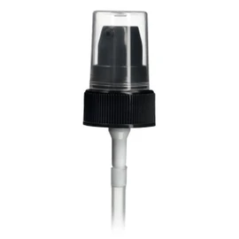 22-400 Black Ribbed Treatment Pump - 4.18" DTL 2DS0221EJ