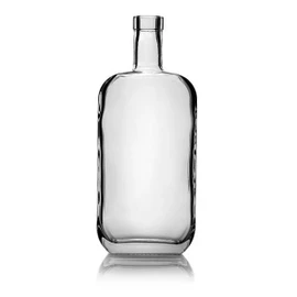 750ml Glass Nashville Bottle - 21.5mm Cork Bar Top Finish (Case of 12) 1NASH7501PI