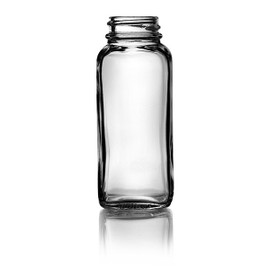 4oz French Square Glass Jar - 33/400 Finish (Case of 120) 1SQ041GG