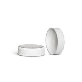 38-400 White Polypropylene F217 Lined Cap 2WP03810PX