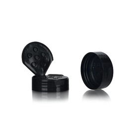 53-485 Black Flip Top Unlined Spice Cap 2DS05341CAP