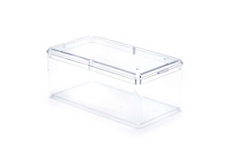 Clear Rectangular Polystyrene Honeycomb Container, 100PK 4BOXRECTANGLE