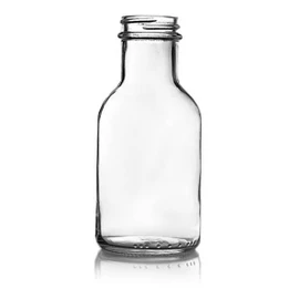 8 oz Glass Stout Bottle - 38/400 Finish (Case of 12) 1BQ083AK