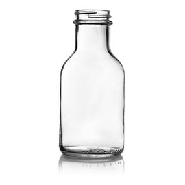 8 oz Glass Stout Bottle - 38/400 Finish (Case of 12) 1BQ083AK