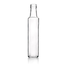 250ml Aceite Round Clear Glass Olive Oil Bottle - 31.5mm Finish (Case of 12) 1ACE025011GHG