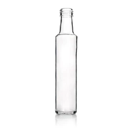 250ml Aceite Round Clear Glass Olive Oil Bottle - 31.5mm Finish (Case of 12) 1ACE025011GHG