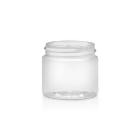 2oz Clear PET Straight Sided Jar - 48/400 Finish 4JAR0251CP
