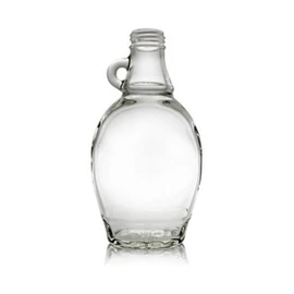 8 oz Glass Maple Syrup Bottle - 28mm Tamper Evident Finish (Case of 12) 1SYR089GHG